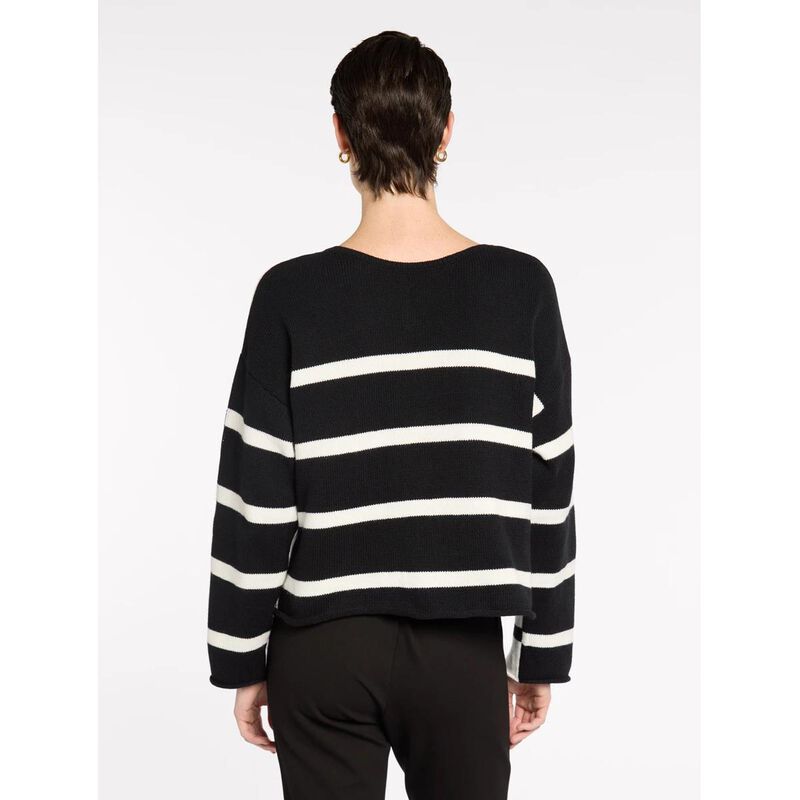 Marco Polo Reversible Stripe Knit Jersey image number 1